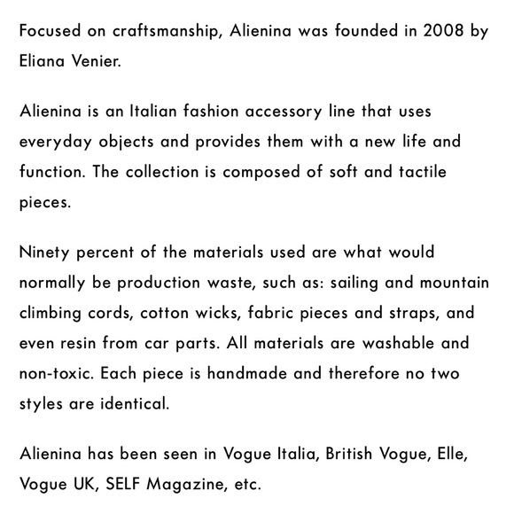 NWT Alienina Rope & Chain Statement Necklace - Picture 3 of 3